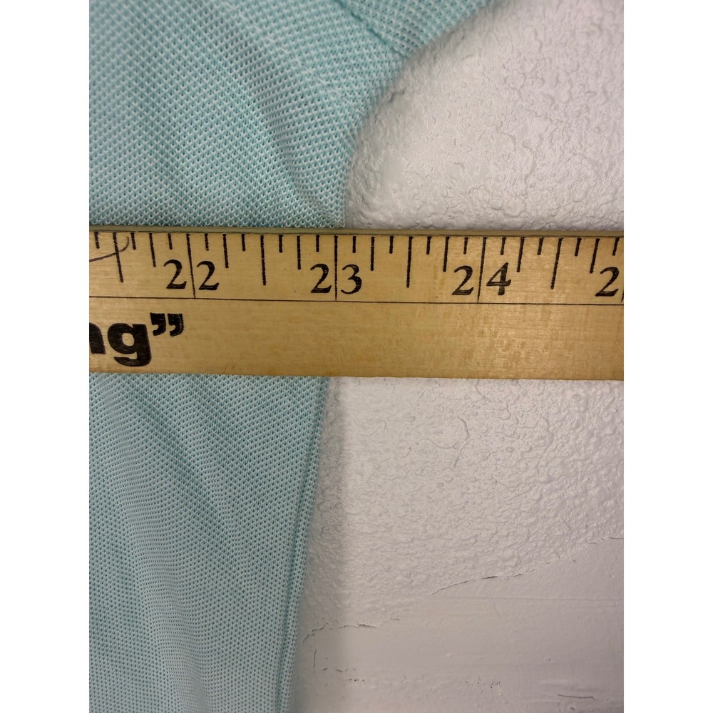 Ralph Lauren Polo Shirt Mens Large Tall Mint Green New Knit Oxford Short Sleeve - Picture 6 of 12